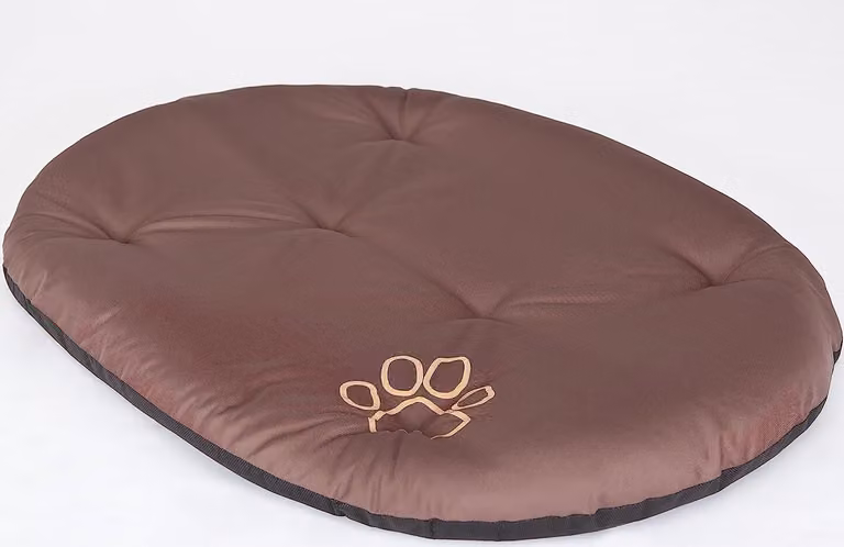Cuscino per cani Cuscino per cani Cuccia per cani Letti imbottiti per cani grandi R6 - 75 x 58 cm Marrone chiaro