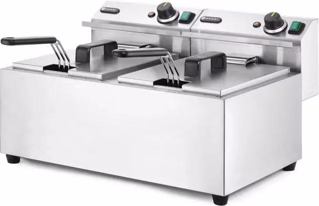 Friggitrici Profi Line - 2 x 8 L, HENDI, Profi Line, 16L,