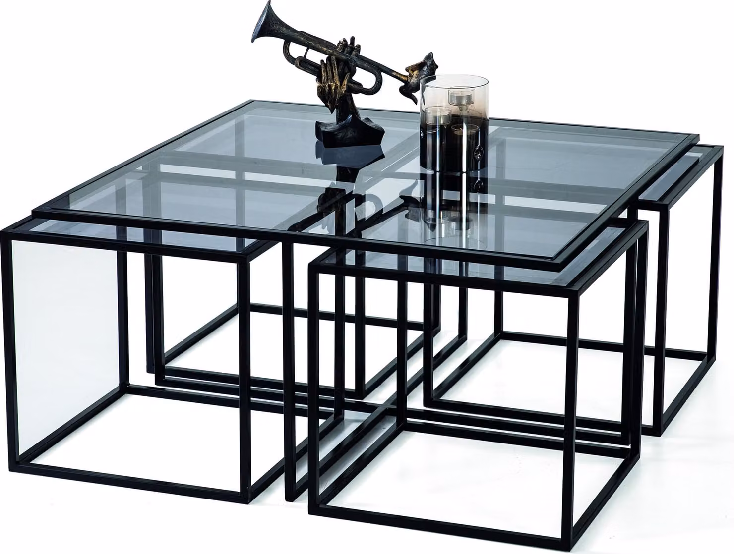 Kaffeetisch Couchtisch Designer Tisch Metall Wohnzimmertisch Tisch