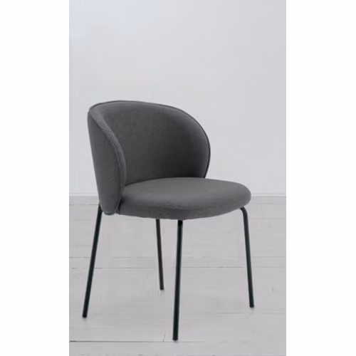 Poltroncina imbottita con gambe in metallo Igloo Promo Target Point