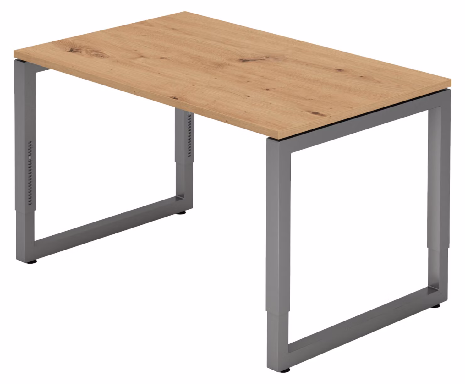 bümö Scrivania Serie-R - Decorazione: rovere nodoso, dimensioni: 120 x 80 cm, struttura: grafite