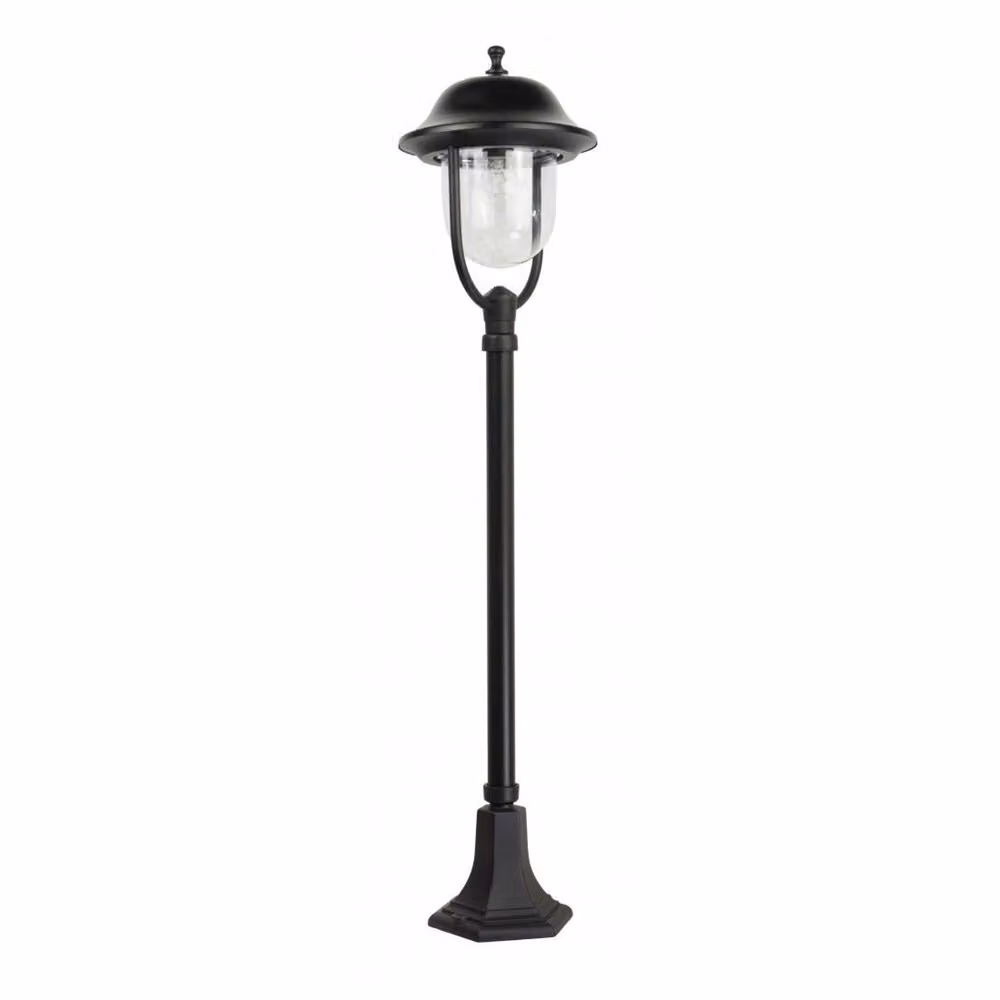 Retro 117 cm 1xE27 nero IP43 SU-MA Prince K 5002/2/O lampada da giardino a stelo