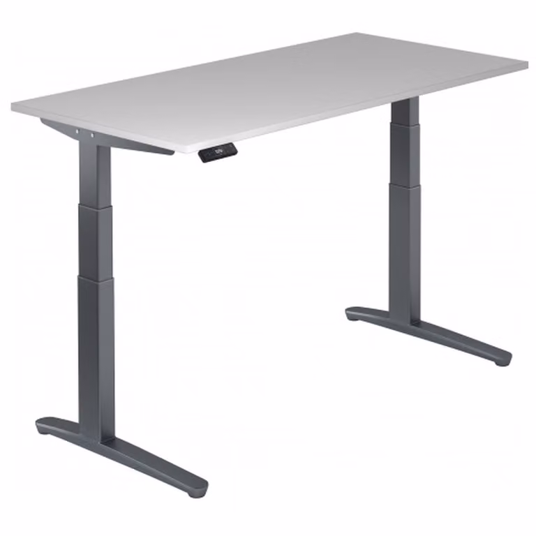 XBHM 16 GG - Grigio 160 x 80, regolabile elettricamente in altezza