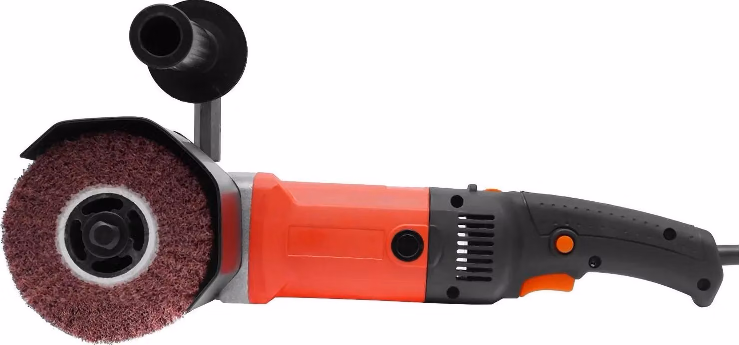 Levigatrice orbitale elettrica - lucidatrice per legno e metallo - 1580W - 220V - 100–3000 giri/min - 6 velocità - albero da 19 mm - colore: rosso