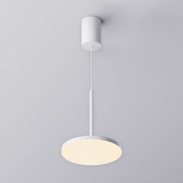 Maytoni lampada LED a sospensione Plato, bianco, Ø 18,5 cm, alluminio Plato, Bianco / Opale, Soggiorno / Sala da pranzo, Alluminio, Moderno