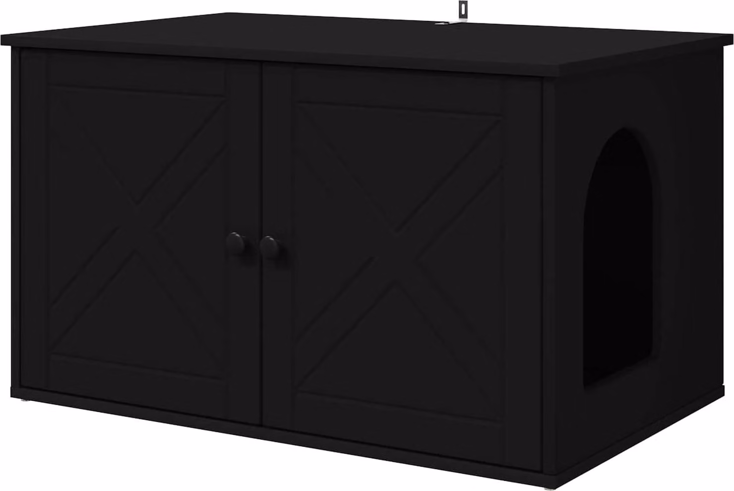 Casa per Gatti Nero 85 x 55 x 50,5 cm Legno multistrato