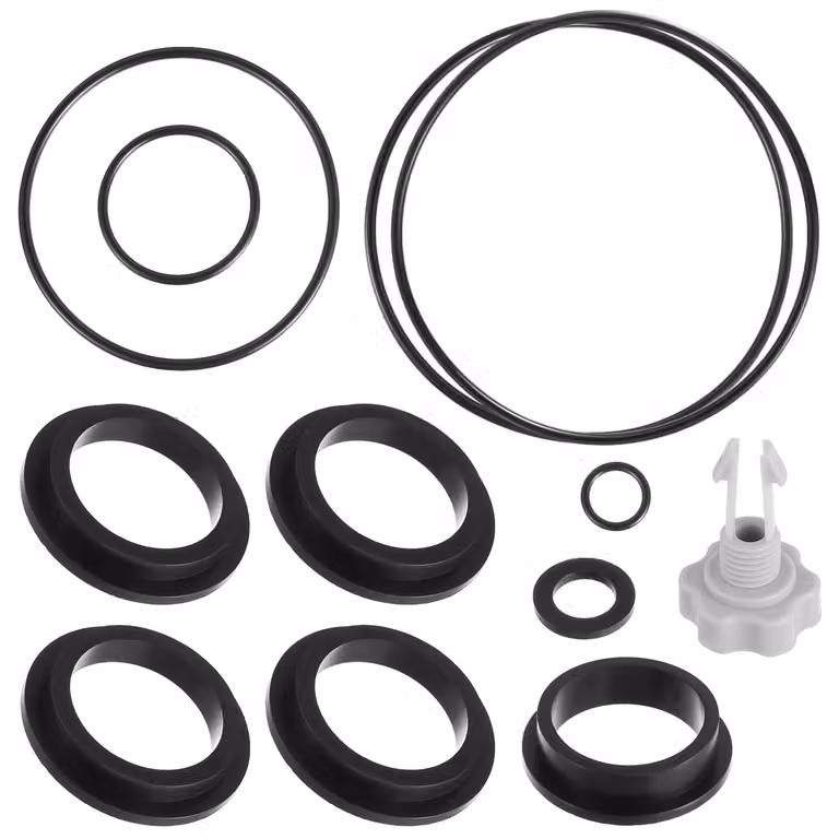 Ricambi per filtri a sabbia, compatibili con pompe per filtri a sabbia, inclusi: 1 valvola di sfiato e 11 guarnizioni O-ring