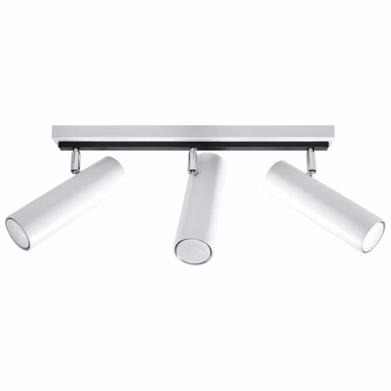 Lampada da soffitto DIREZIONE 3 bianco 3xGU10 10W acciaio 20x6x45cm Sollux Lighting