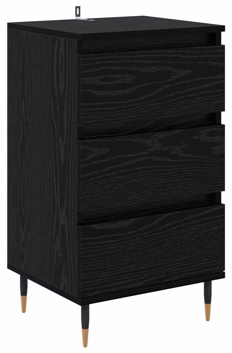 Credenza Rovere nero 35 x 40 x 70 cm Legno multistrato
