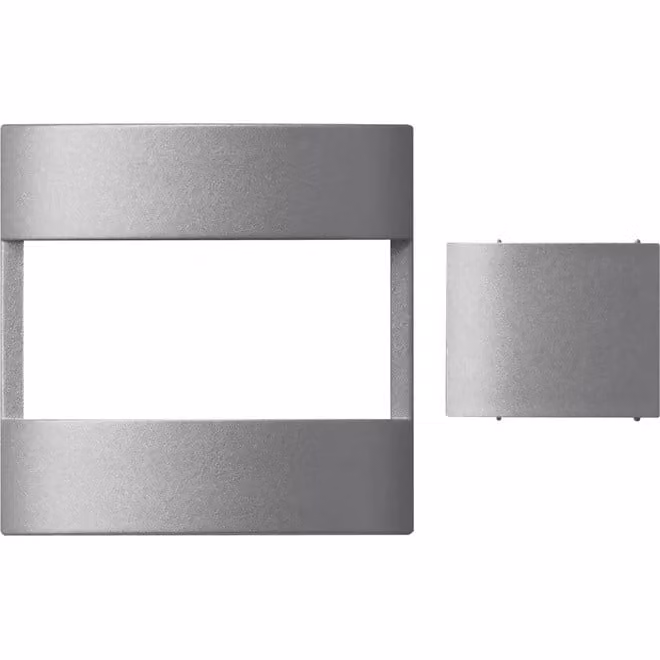 Gira 147026 Copertura per interruttore automatico, sistema 55, colore alluminio