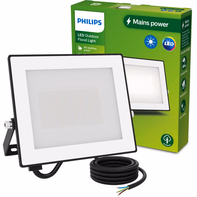 Philips Lampada da parete Lois, EU,,, Lampada da parete per esterni, Nero, Metallo, IP65, Giardino, Terrazza, I
