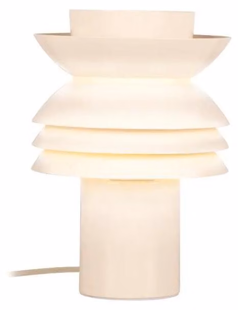 Lucide YINDRA - Lampada da tavolo - Diametro 17,5 cm - 1xE27 - Colore crema