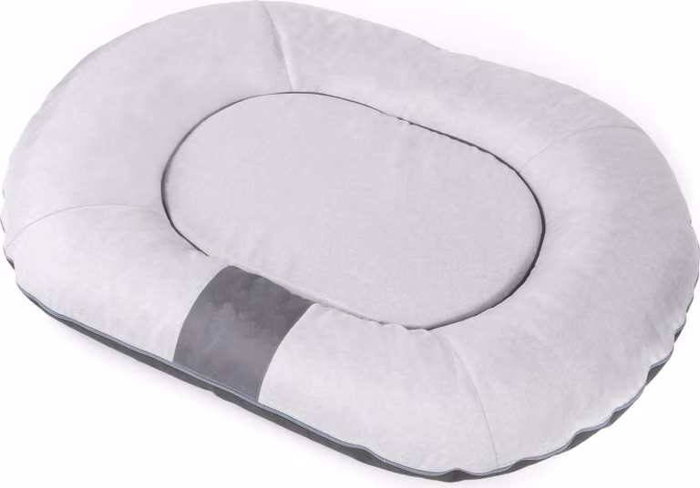 Letto per cani Ponton "Comfort" - 130x100 cm - ovale, antigraffio e idrorepellente | Zona notte per cani Divano per cani Cuscino per cani | PillowPrim