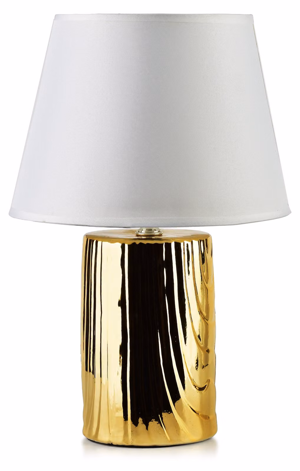 Lampada da tavolo Leti Grey, dimensioni 11x22x34,5 cm