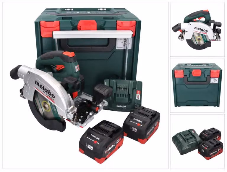 Metabo KS 18 LTX 66 BL Akku-Handkreissäge 18V 2x LiHD- Ladegerät metaBOX 340
