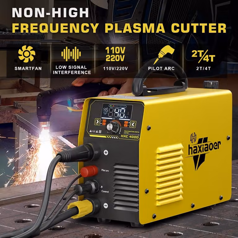 Tagliasoldatura al plasma – taglierina per metalli – macchina da taglio – spessore massimo di taglio: 25 mm – sistema di innesco ad arco pilota senza contatto – dimensioni compatte