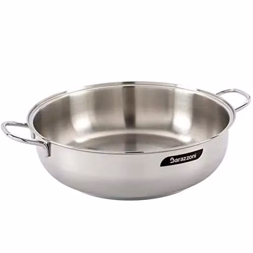 Tegame Inox 2 Manici        Cm 22 Bonita Barazzoni