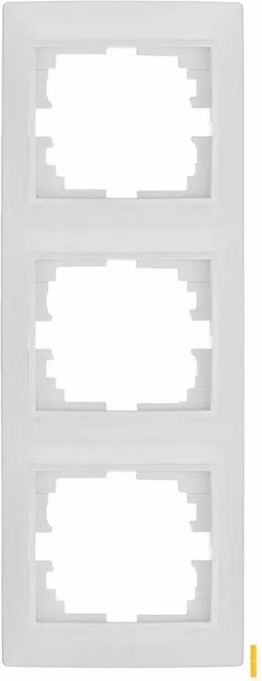 SOLERA 42948 Cornice verticale per 3 elementi Bianco 81X225X10MM S.Europe, Neutro