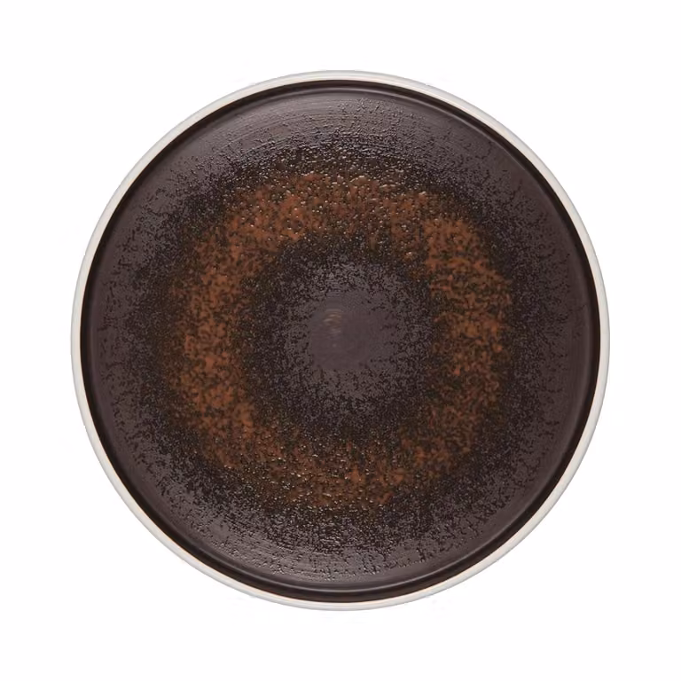 Piatto pane ruggine in porcellana Le Coq Estia, diam. 18cm, 6 pezzi