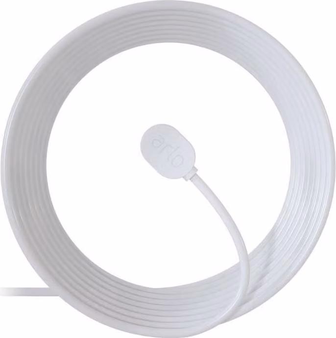 Caricabatterie magnetico per telecamera di sorveglianza ARLO, VMA5600C-100PES, esterno, bianco
