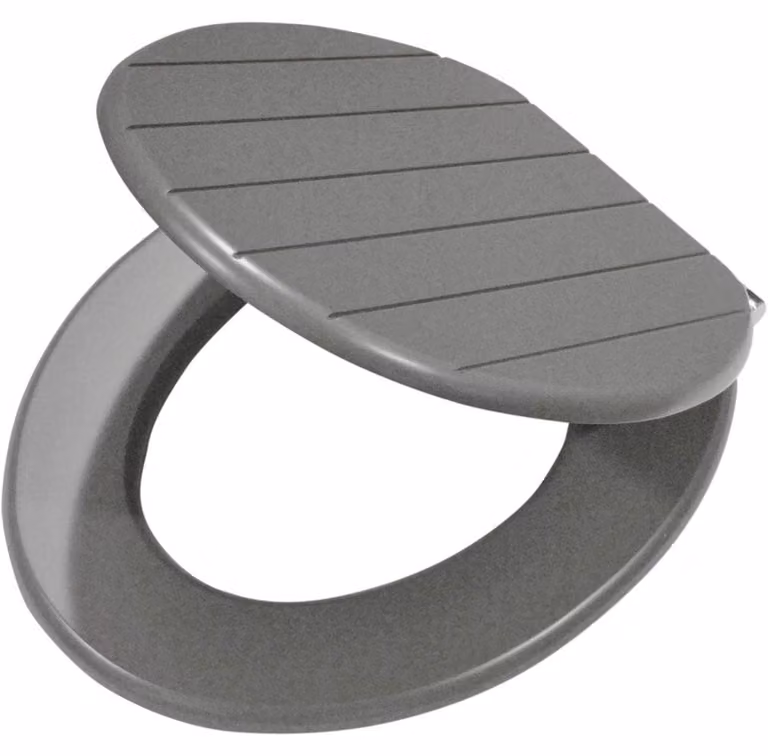 Sedile WC Tiger Baya in MDF grigio lavanda, 252691146