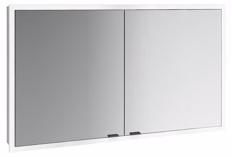 emco prime slim armoire de toilette, 1300mm, 2 portes, modèle encastré, 949713507, 949713507