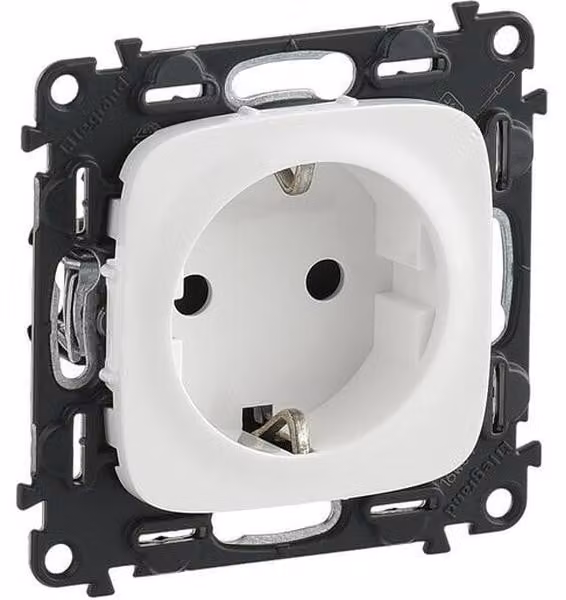 Presa di corrente SCHUKO V.ALL ultra bianca 754885