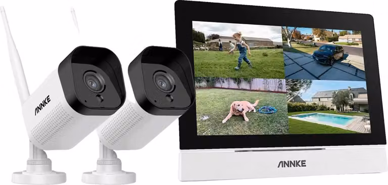 Telecamera di sicurezza, risoluzione 3MP, audio bidirezionale, I51CN 2PCS