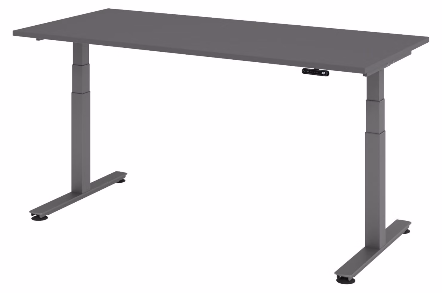 Scrivania elettrica bümö XDSM - Finitura: grafite, struttura: grafite, dimensioni: 180 x 80 cm