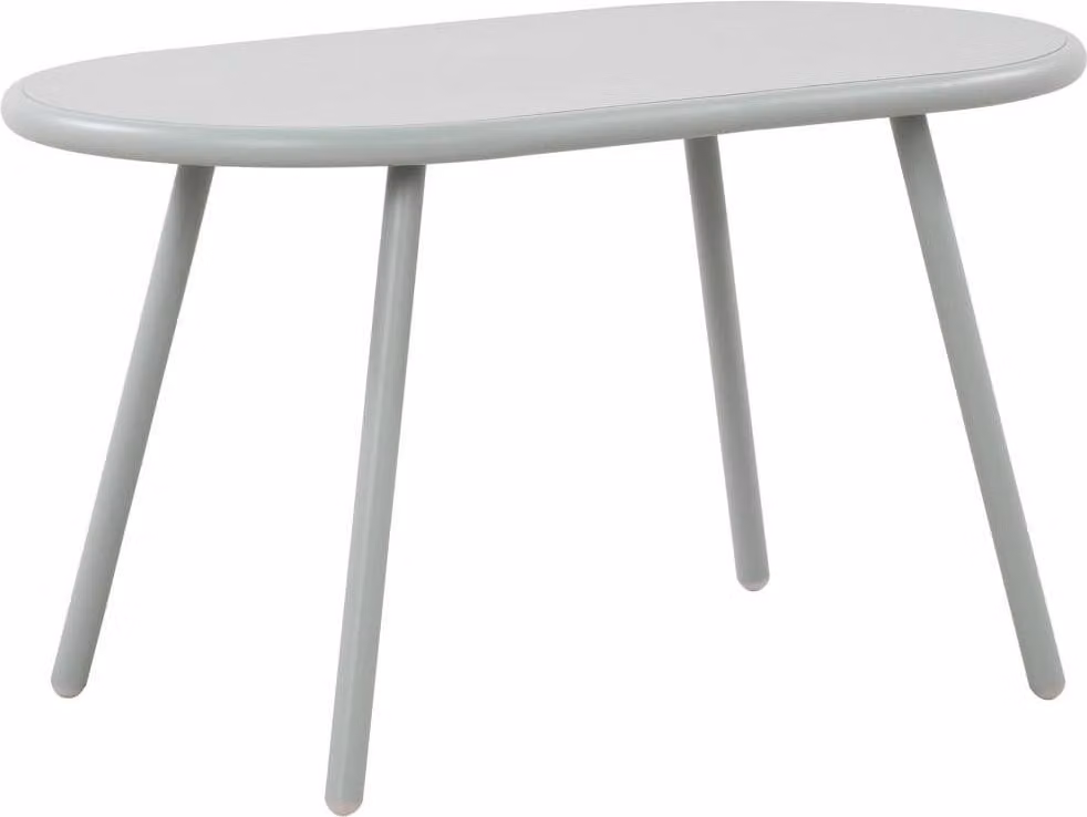Tavolo da salotto moderno - tavolo da esterno - gambe in metallo antiruggine, resistente agli agenti atmosferici - plastica riciclata | colore: turchese