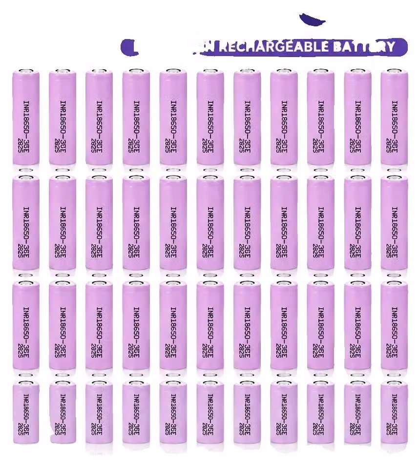 Batterie ricaricabili, capacità di 3500 mAh, lunga durata, modello INR18650 35E X40