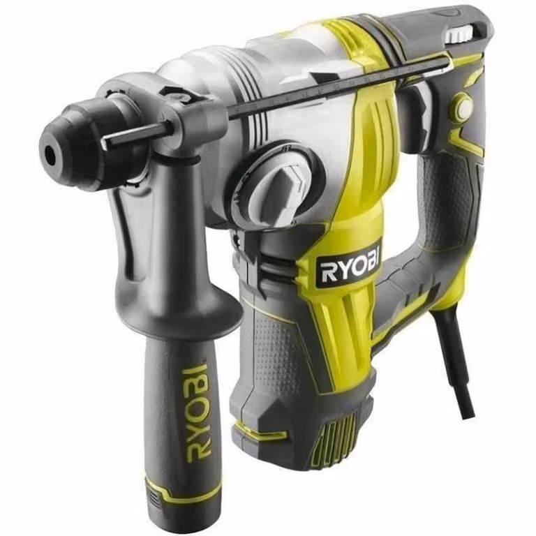 RYOBI - SDS+ 800 W 4-mode hammer drill - 3.0 Joules Epta + case. Stop. 360° handle & 6 mm SDS+ drill bit - RSDS800-KC