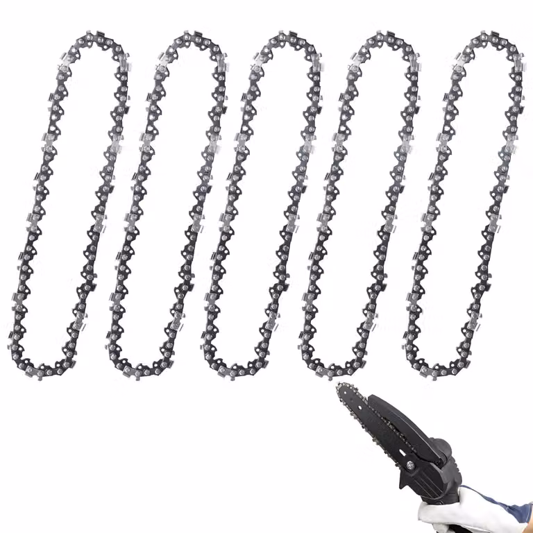 5 catene per mini motosega, lunghezza 15,24 cm, di ricambio per mini motoseghe senza fili