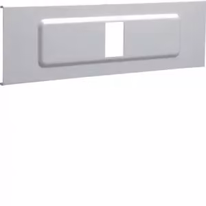 Hager R65747035, Piastra di montaggio, Grigio chiaro, Cloruro di polivinile (PVC), 150 mm