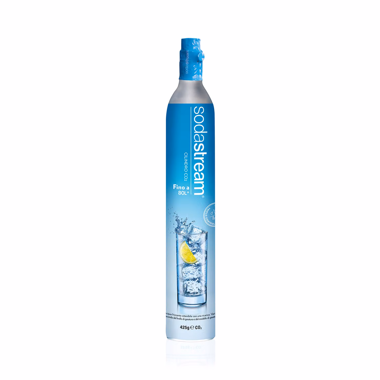 Cilindro di ricarica CO2 SodaStream da 80 litri colore blu – 2