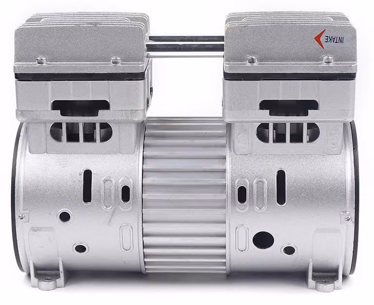 Compressore d'aria senza olio - 750W - 1400 giri/min - Alluminio - Funzionamento silenzioso - Ideale per officina e hobby