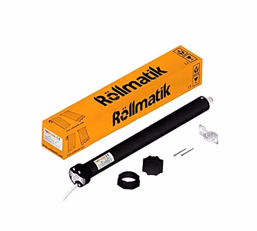 Rollmatik | Motore per Tapparelle Elettriche Grandi 240Kg 120Nm per Rullo Diametro 70mm Predisposto per Pulsante Apertura Automatica Persiane