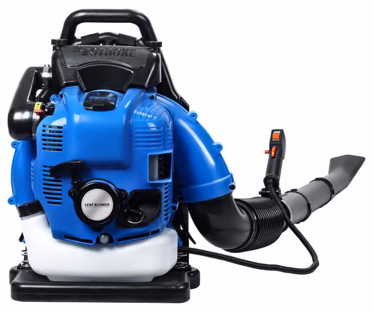Soffiatore a lama - Soffiatore per tappeti erbosi - Aspiratore a lama - Soffiatore ad aria - Soffiatore da giardino - Motore a benzina a 4 tempi - Imbracatura ergonomica per la schiena