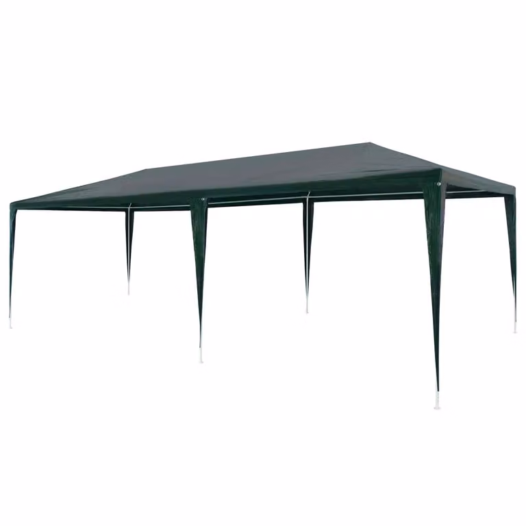 The Living Store Tenda per feste 3x6 m PE Verde