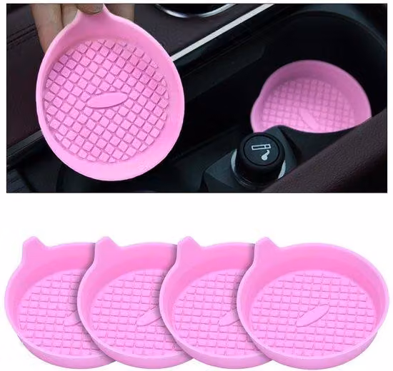 Sottopiatto in silicone per bicchieri e pentole - confezione da 4 pezzi, universale, resistente al calore, adatto anche per materassi auto