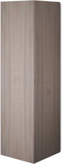 Pensile multiuso IPERBRIKO con anta in legno color rovere, H 120 cm x L 30 cm x P 30 cm
