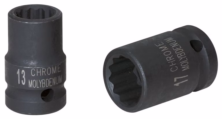KS TOOLS 3/8" presa elettrica a 12 punte corta 6 mm - 515.1563