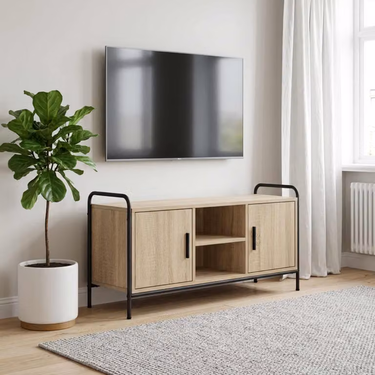 vidaXL Mobile TV 99 x 33 x 50 cm Rovere Sonoma Legno ingegnerizzato