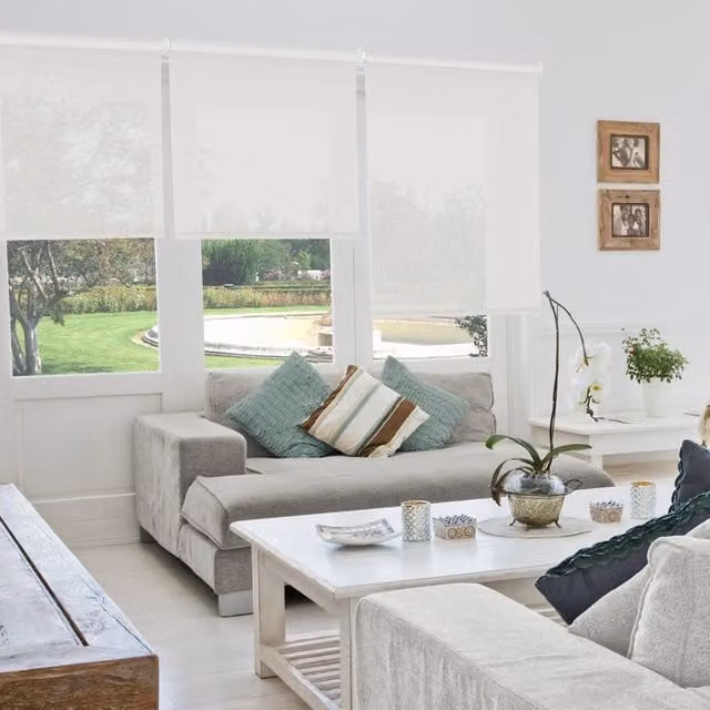 Tenda a rullo screen VIEWTEX VTX 10% bianco perla L: 165 cm, H: 250 cm