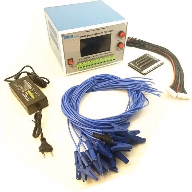 Tester di tensione della batteria, corrente di equalizzazione regolabile, ampia compatibilità, filo 24S 7A 16AWG