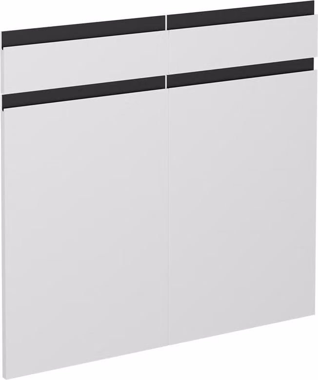 Frontale cucina Vicco R-Line Bianco 79.2 x 70.8 cm frontale del mobile per mobile base con cassetti, Model 39527
