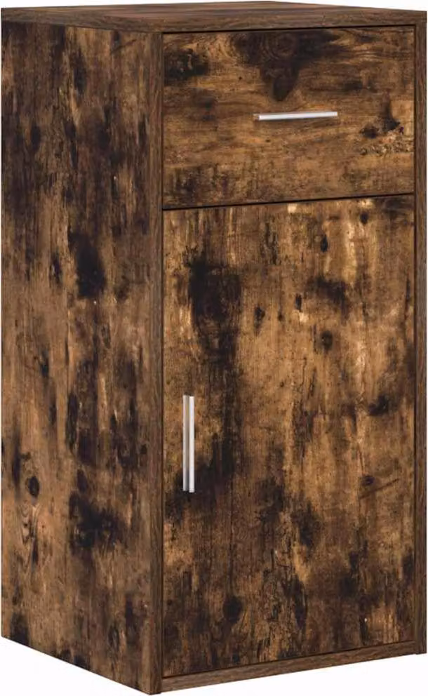 Credenza con cassetto Rovere fumé 38 x 34 x 75 cm