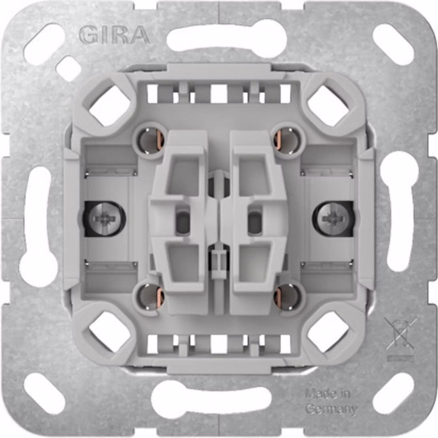 Interruttore a bilanciere GIRA 313900 inserto a pulsante (313900)