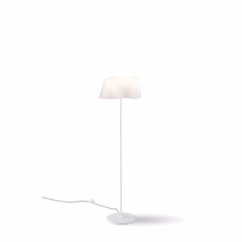 Piantana Moderna Polilux ® Bianco E Metallo 1 Luce E27