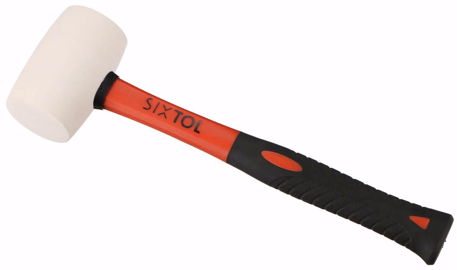Martello in gomma TPR, modello HAMMER 340, colore bianco, peso 340 g, lunghezza 310 mm